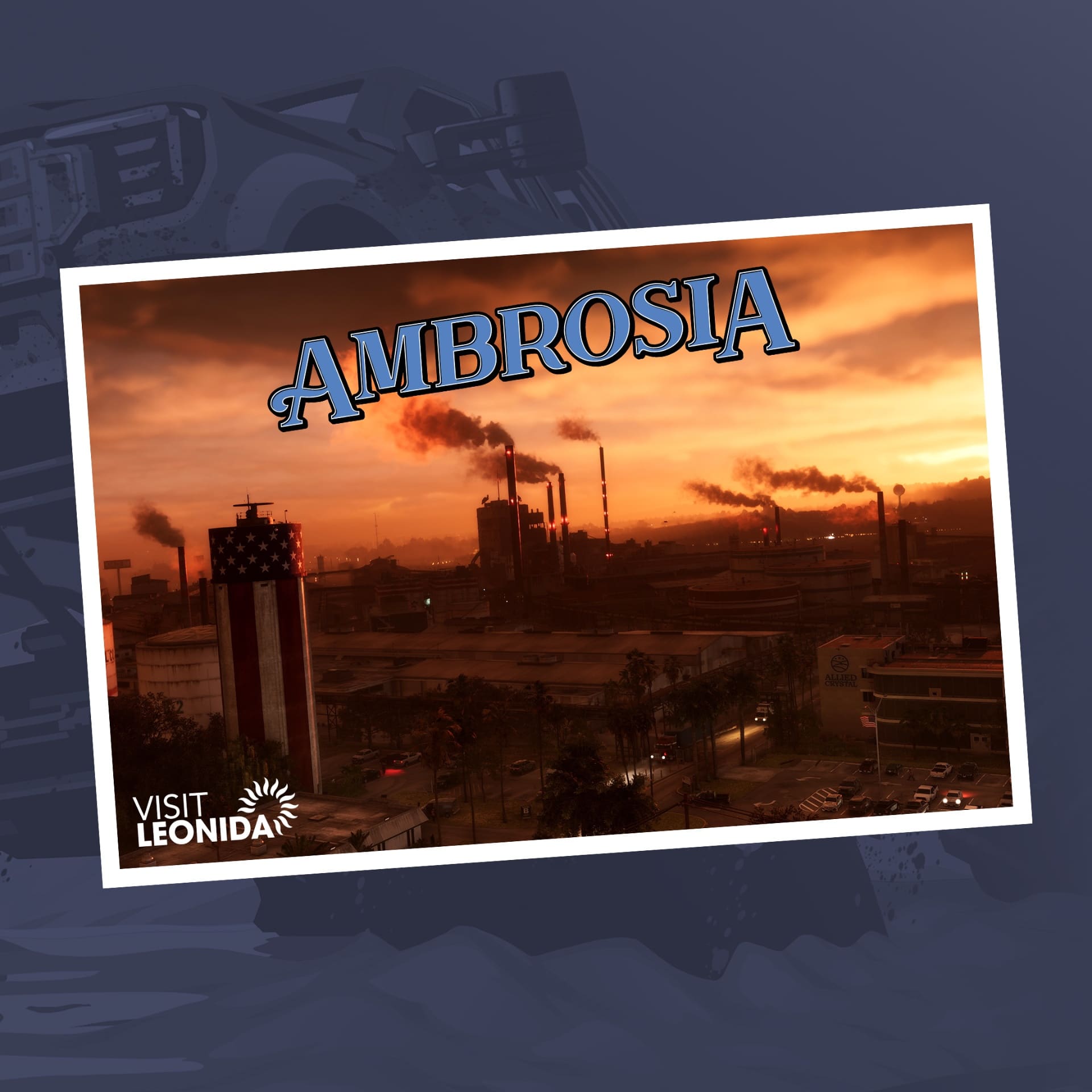 Ambrosia - Carte Postale (Carré)