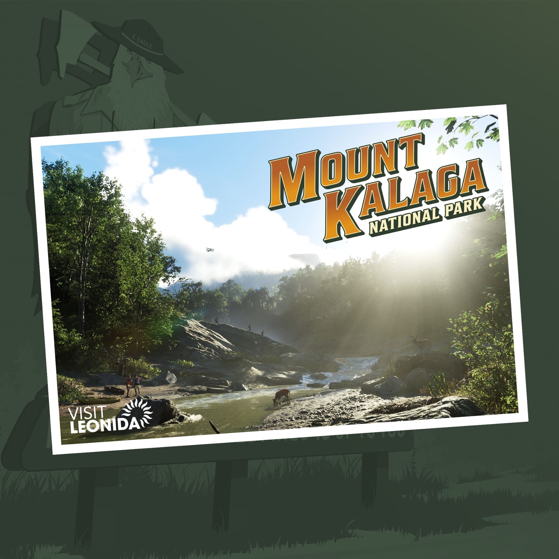 Mount Kalaga - Carte Postale (Carré)