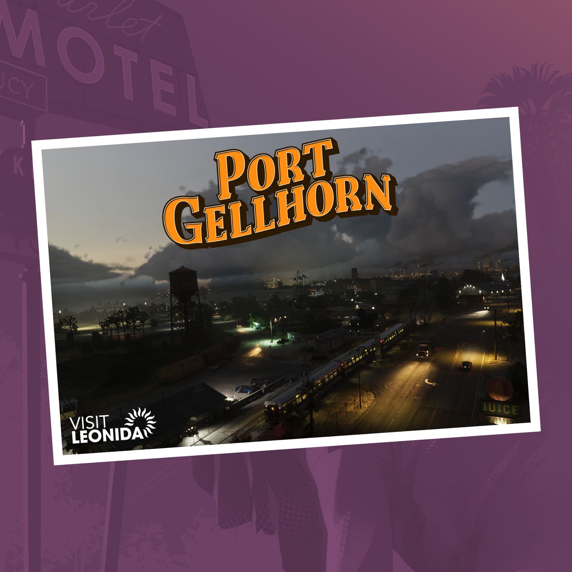 Port Gellhorn - Carte Postale (Carré)